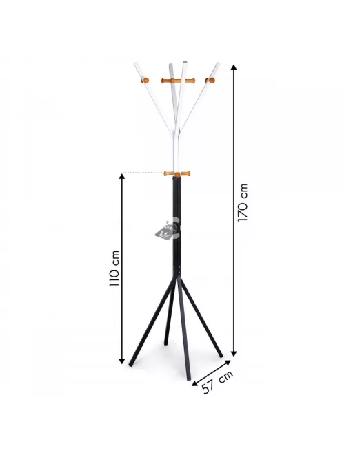 Divatos Ruhafogas ruhatartó állvány - Praktikus öltönyfogas - Ruhaakasztó állvány - Ruhafogas szett