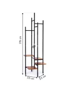 Akaszós polc, ruhásszekrény állvány, könyvespolc, szekrény