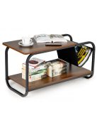 Két szintes modern loft kávézóasztal ModernHome - design, modern, loft, kávézó, asztal, 2 szint, otthon, bútor, stílus