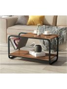 Két szintes modern loft kávézóasztal ModernHome - design, modern, loft, kávézó, asztal, 2 szint, otthon, bútor, stílus