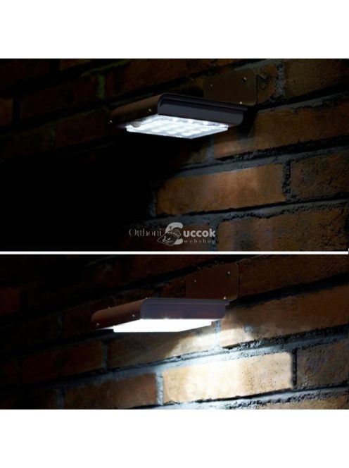 16 LED-es napelemes kerti lámpa 