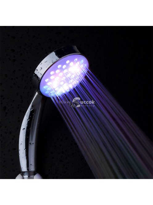 LED zuhanyfej 7 színű romantikus LED zuhany