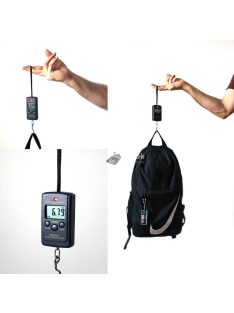   Digitális akasztós zsebmérleg halmérleg piaci mérleg bőröndmérleg 20g-40Kg