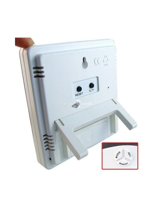 Digitális időjárás állomás hőmérő hőmérséklet páratartalom mérő asztali óra