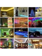 LED szalag, LED RGB szalag, LED csík távirányítóval (5 méter)