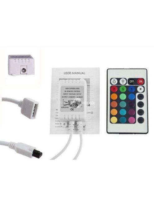 LED szalag, LED RGB szalag, LED csík távirányítóval (5 méter)