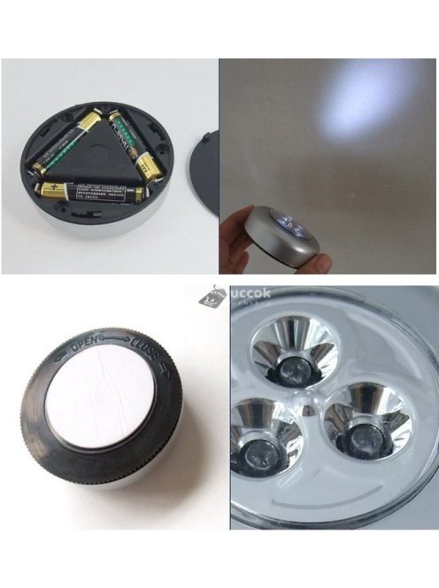 Nyomógombos mini LED lámpa
