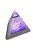 Színváltós piramis óra