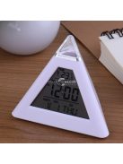 Ébresztőóra, digitális óra, asztali óra (színváltós, piramis alakú)