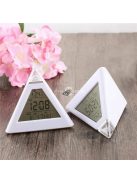 Ébresztőóra, digitális óra, asztali óra (színváltós, piramis alakú)