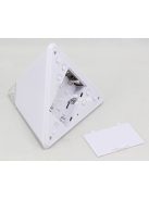 Ébresztőóra, digitális óra, asztali óra (színváltós, piramis alakú)