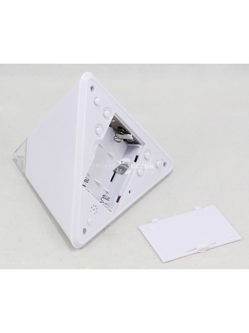 Ébresztőóra, digitális óra, asztali óra (színváltós, piramis alakú)