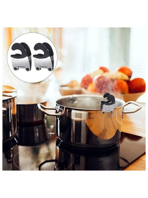 Edény oldalára csiptethető tartó