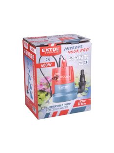   Extol Premium Búvárszivattyú tiszta vízhez szenzoros úszókapcsolóval