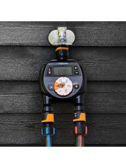 Fiskars időkapcsoló dupla kimenettel