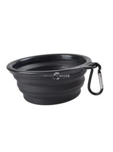 Latex hordozható etető és itató tál kutyáknak (350ML)