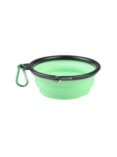 Latex hordozható etető és itató tál kutyáknak (350ML)