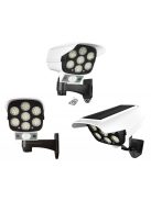 Biztonsági kamera alakú mozgásérzékelős napelemes LED lámpa