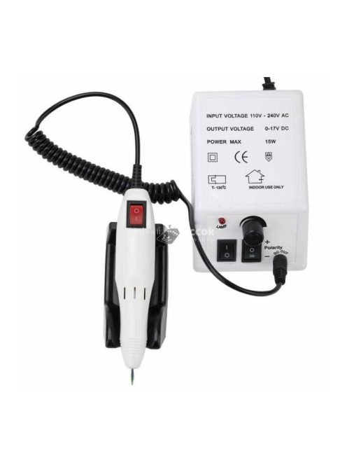 Szabályozható fordulatszámú manikűr és pedikűr szett csiszolófejekkel