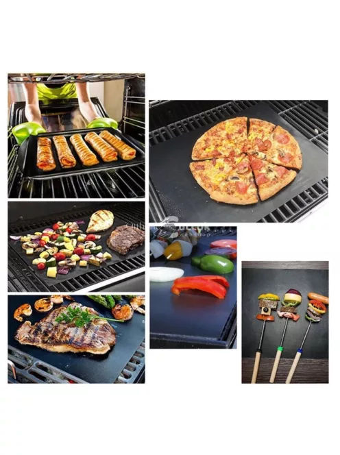 BBQ grill lap, tapadásmentes hőálló lap