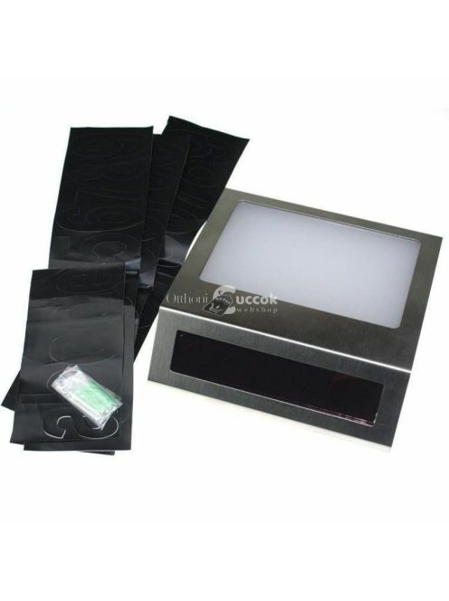 Napelemes házszámtábla LED háttérvilágítással