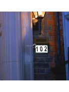 Napelemes házszámtábla LED háttérvilágítással