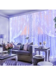 LED fényfüggöny - hidegfehér