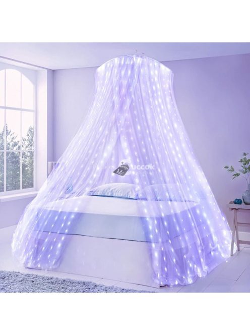 LED fényfüggöny - hidegfehér