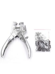 Fűzőlyuk készítő fogó karikával