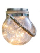 Függő, napelemes 30 LED-es kerti lámpa