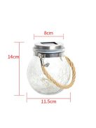 Függő, napelemes 30 LED-es kerti lámpa