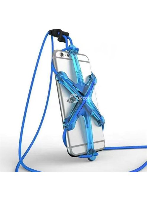 Elasztikus telefontartó sportoláshoz - Kék