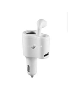 BT fülhallgató autós töltővel