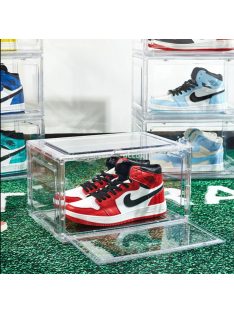 Átlátszó cipőrendszerező doboz