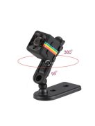 Mini HD kamera, csipesszel, tartóval, 720P, 1080P felbontás