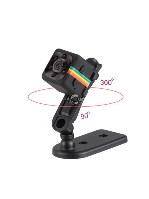 Mini HD kamera, csipesszel, tartóval, 720P, 1080P felbontás