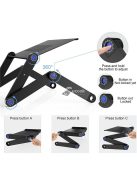 Univerzális laptoptartó, maximum 17 laptopokhoz