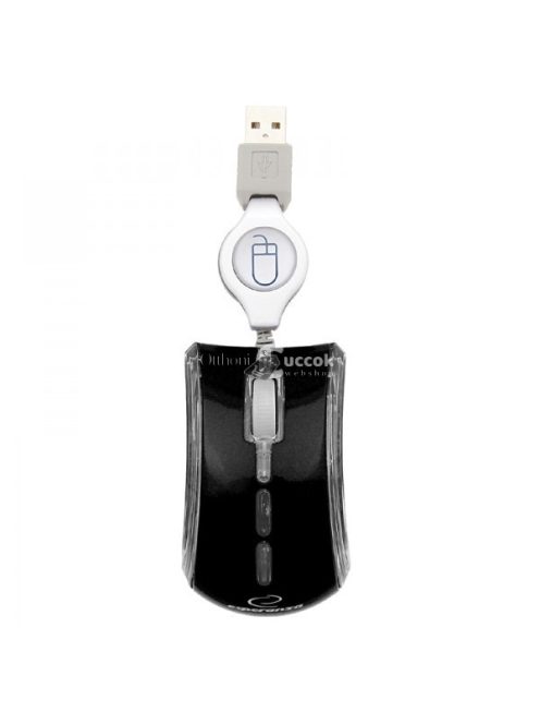 Esperanza Celaneo vezetékes 3D optikai egér USB behúzható kábellel