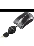 Esperanza Celaneo vezetékes 3D optikai egér USB behúzható kábellel