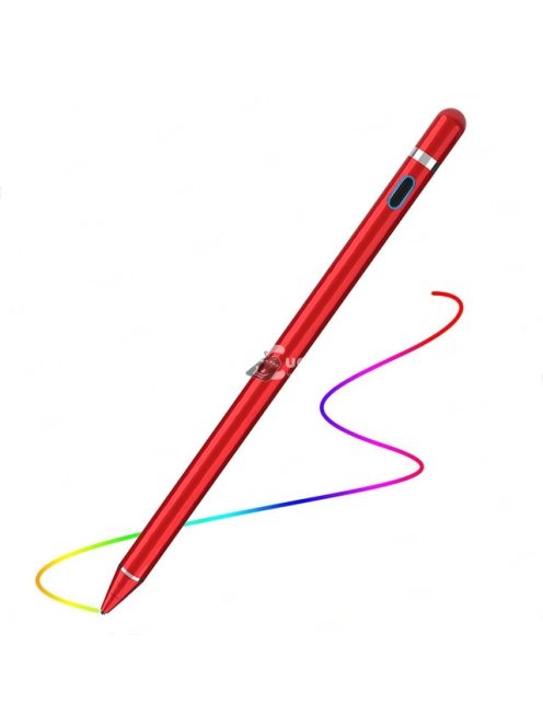 Stylus Pen tablethez, iPadhez tokkal és kesztyűvel - Piros