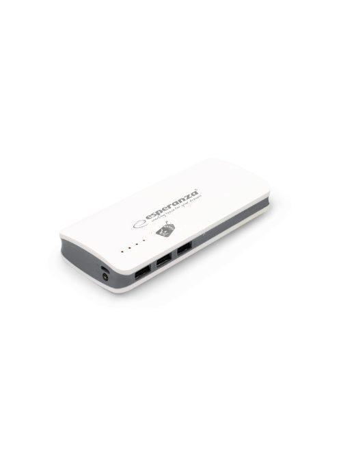 Esperanza Radium Power Bank 8000MAH fehér/szürke