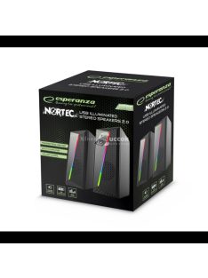 Esperanza Nortec USB Hangszóró 2.0 LED