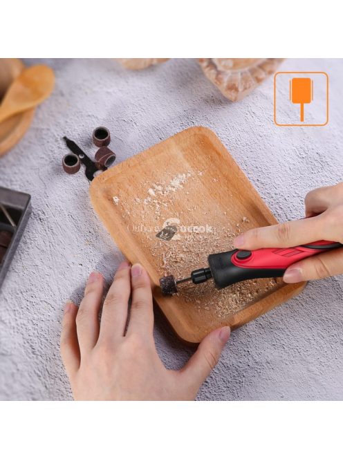 Akkumulátoros kézi csiszológép- Meterk