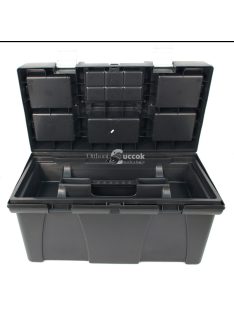 Műanyag szerszámosláda, alucsatos, lakatolható 20
