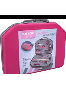 Extol Lady 47 darabos szerszámkészlet