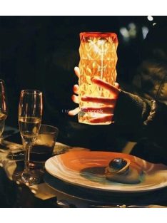 LED-es kristály asztali lámpa