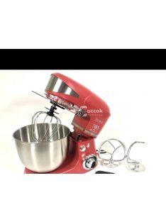  Royalty Line RL-PKM1600 RED Keverőgép, maximum 1600W, tál 4.5 L, piros