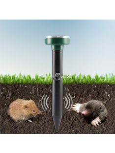  2 darabos napelemes ultrahangos vakond és kártevő riasztó készlet
