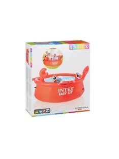 Vidám rák mintás gyerekmedence (183x51 cm)