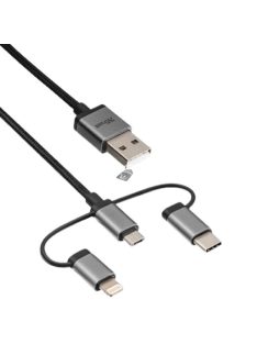 3 az 1-ben USB töltőkábel